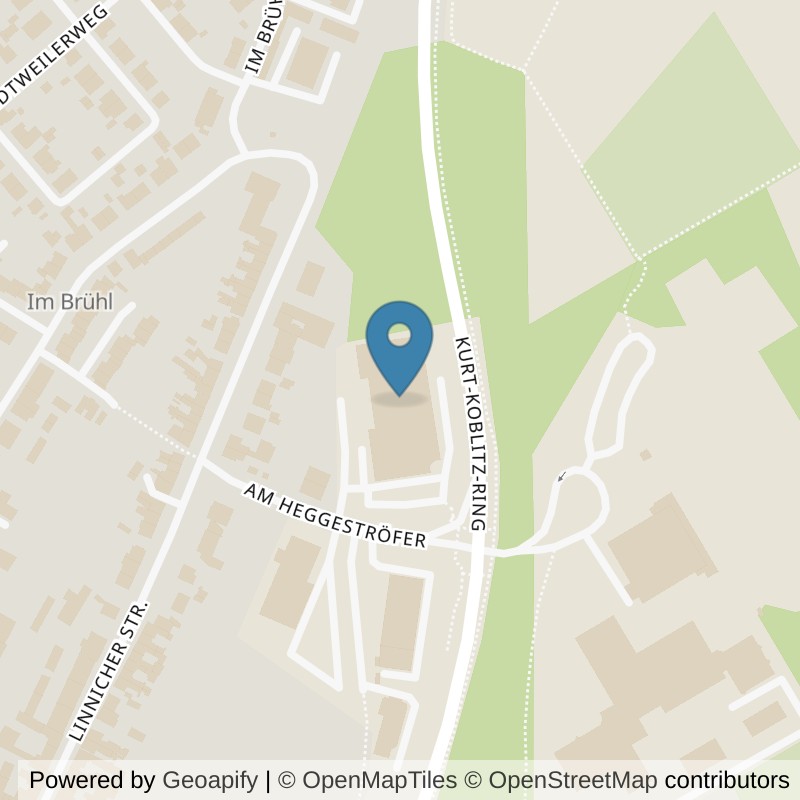 Map: location of World of Fitness WOF 20 – Alsdorf in Alsdorf