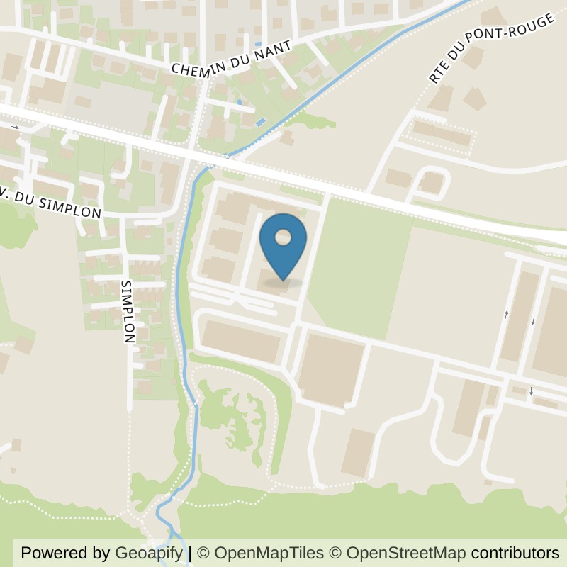 Map: location of XPlode Fitness in Monthey