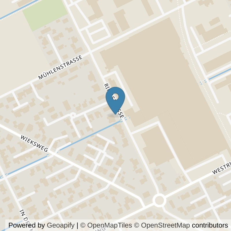 Map: location of Xsports Fitness Rheda-Wiedenbrück in Rheda-Wiedenbrück