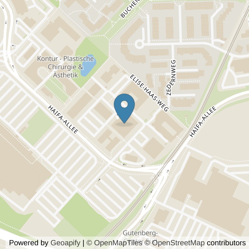 Map: location of XTRAFIT Mainz-Bretzenheim in Mainz
