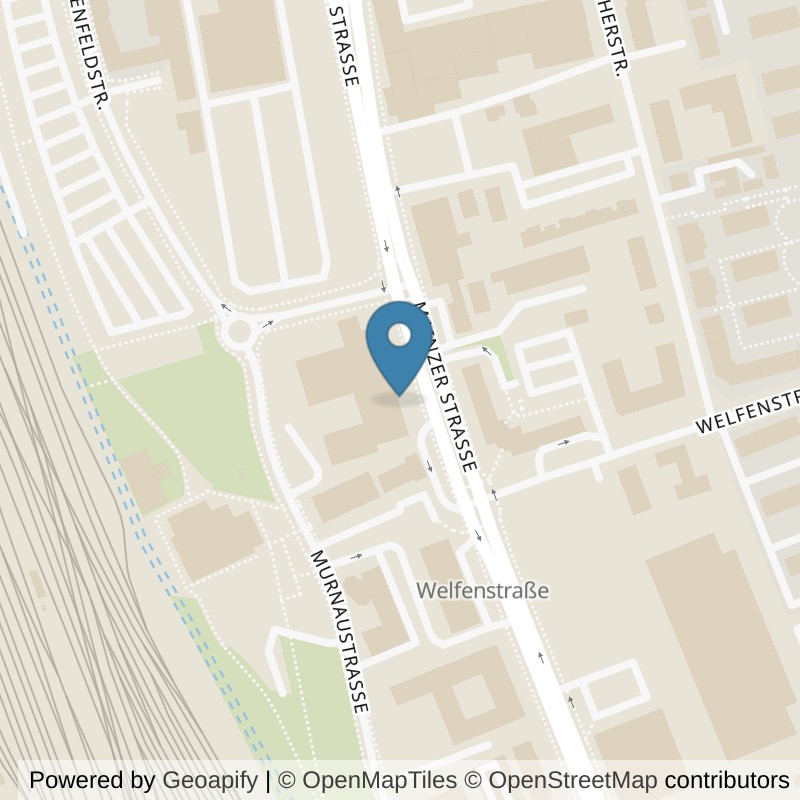 Map: location of XTRAFIT Wiesbaden-Hauptbahnhof in Wiesbaden