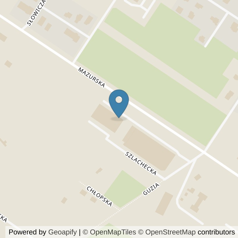 Map: location of Xtreme Fitness Augustów in Augustów