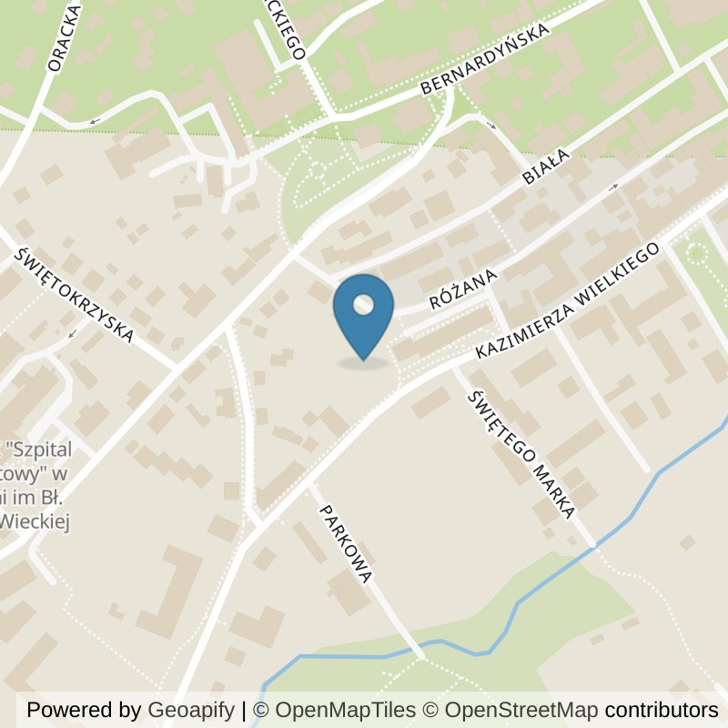 Map: location of Xtreme Fitness Bochnia in Bochnia