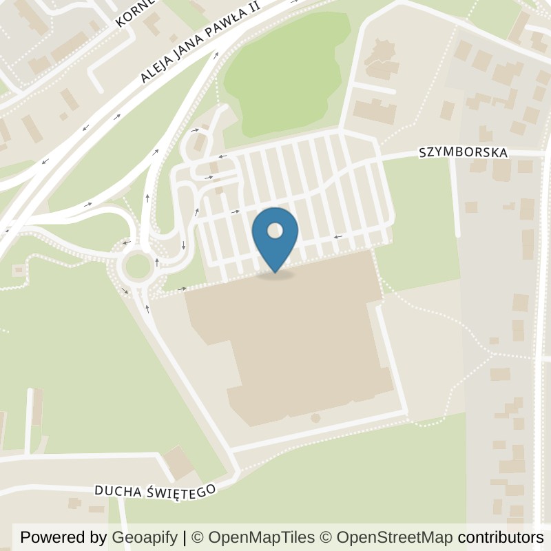 Map: location of Xtreme Fitness Bydgoszcz CH Glinki in Bydgoszcz