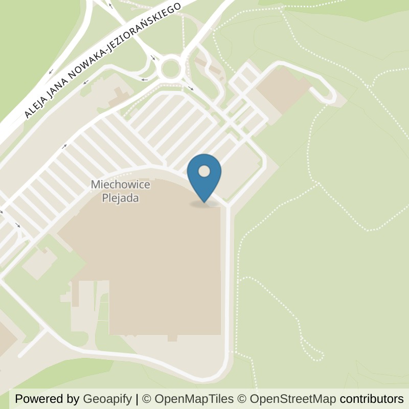 Map: location of Xtreme Fitness Bytom Plejada in Bytom