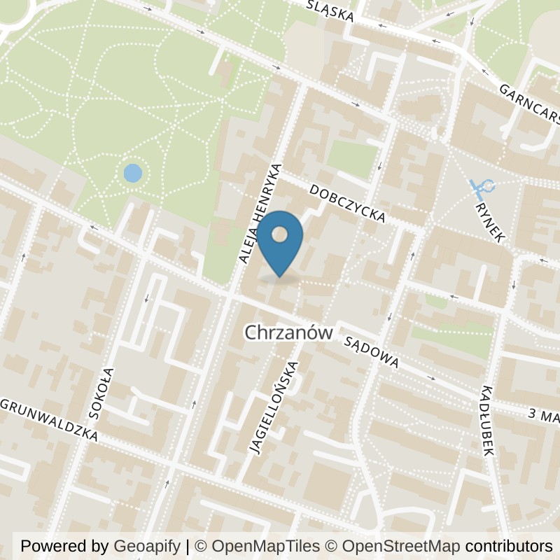 Map: location of Xtreme Fitness Chrzanów in Chrzanów