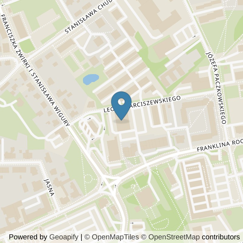 Map: location of Xtreme Fitness Gniezno in Gniezno