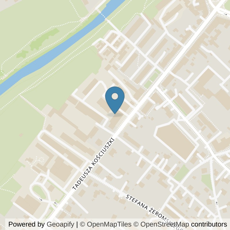 Map: location of Xtreme Fitness Gorlice in Gorlice