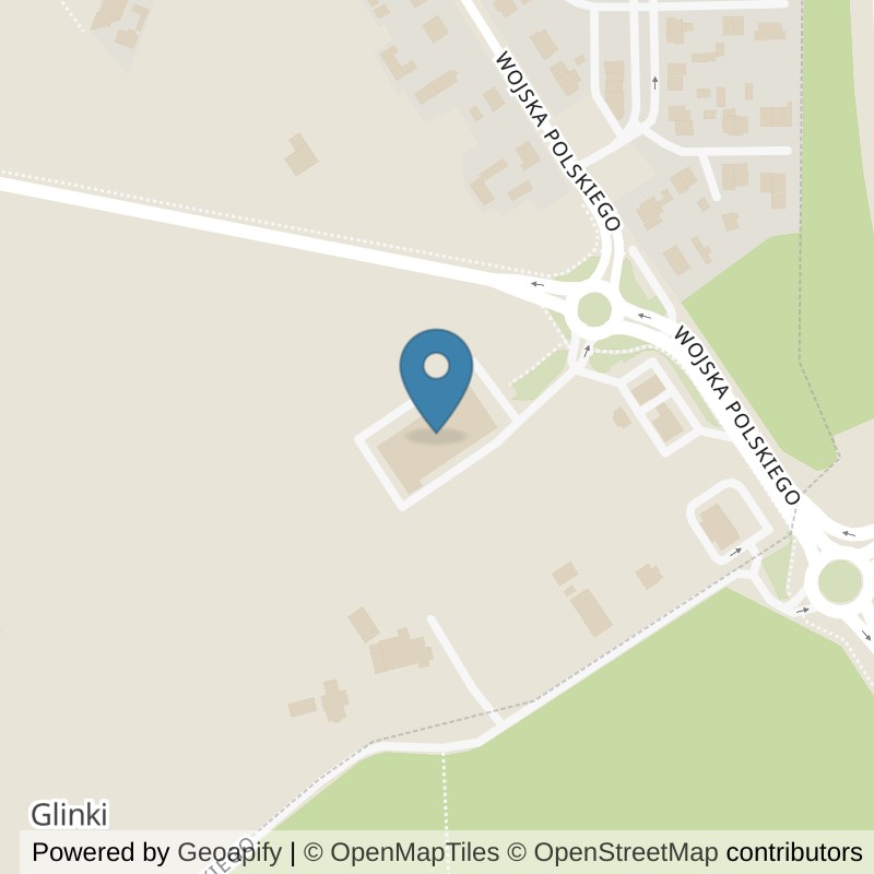 Map: location of Xtreme Fitness Jarocin in Jarocin