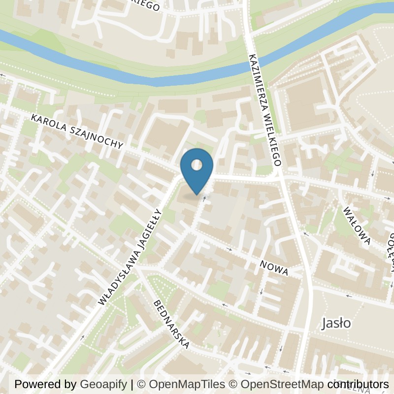 Map: location of Xtreme Fitness Jasło in Jasło
