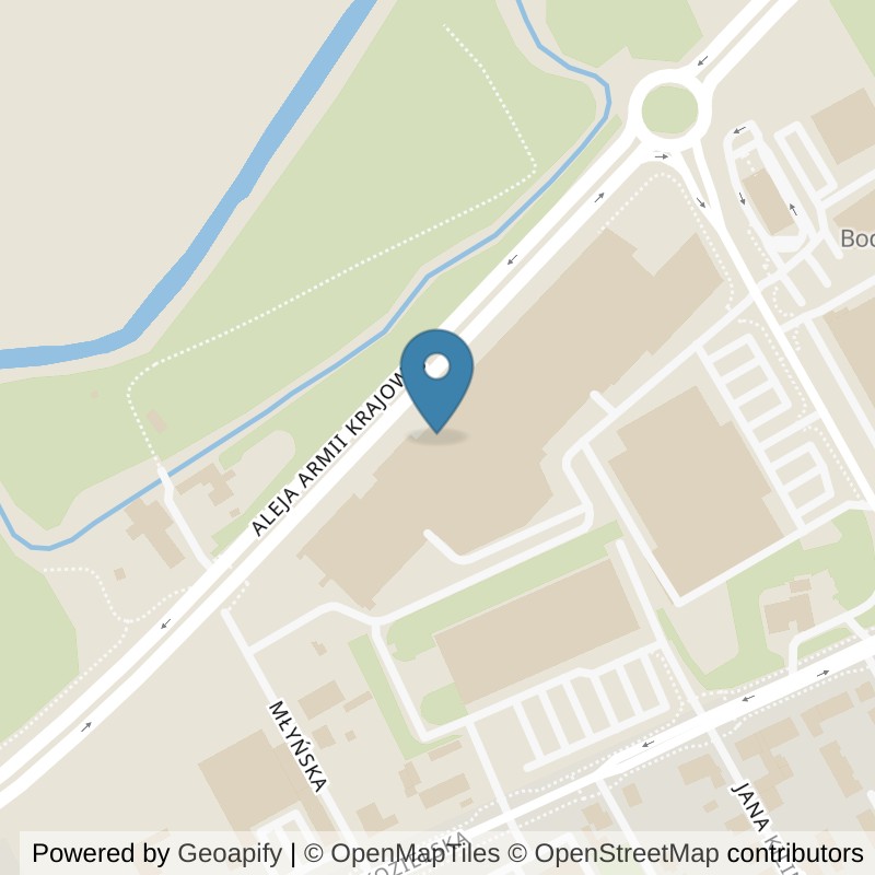 Map: location of Xtreme Fitness Kędzierzyn in 47-220 Kędzierzyn-Koźle