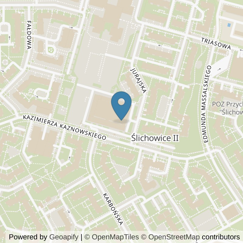 Map: location of Xtreme Fitness Kielce in Kielce
