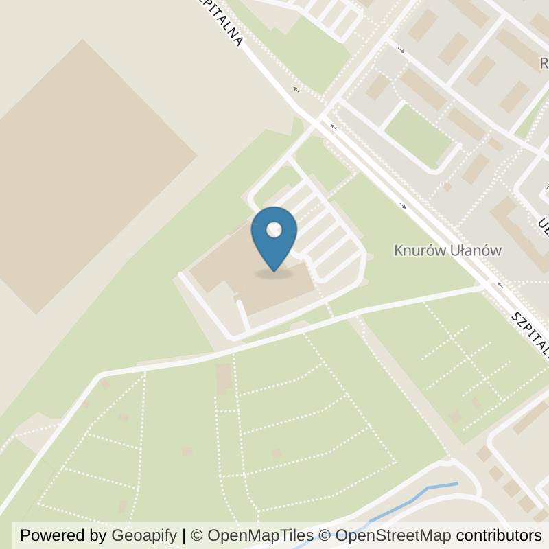 Map: location of Xtreme Fitness Knurów in 44-196 Knurów