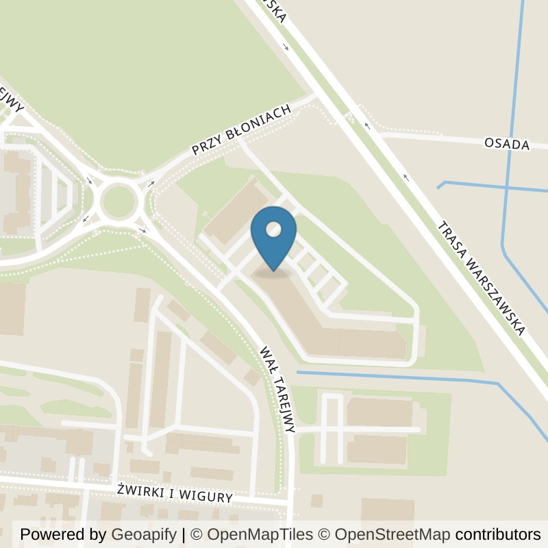 Map: location of Xtreme Fitness Konin in Konin