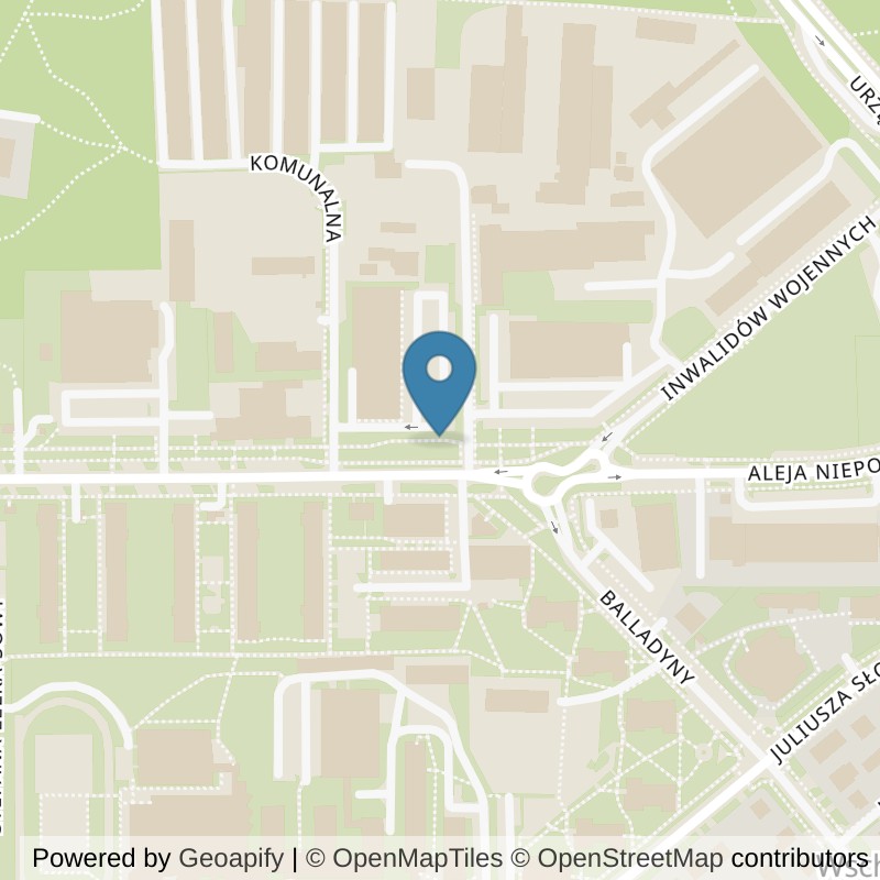 Map: location of Xtreme Fitness Kraśnik in Kraśnik