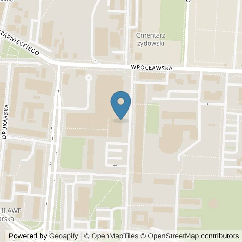 Map: location of Xtreme Fitness Legnica Galeria Gwiezdna in Legnica