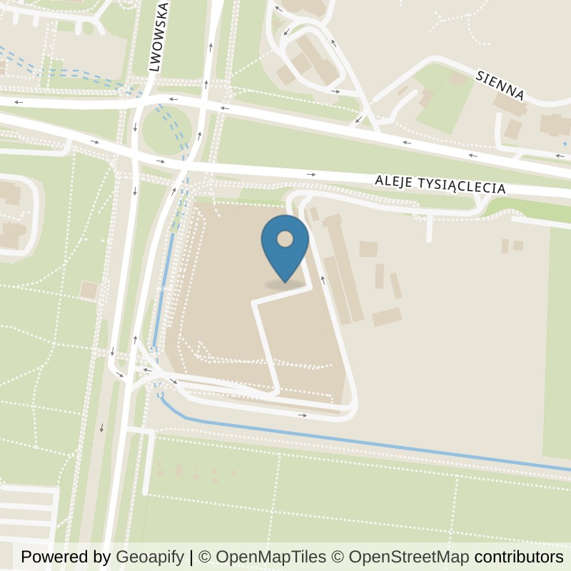 Map: location of Xtreme Fitness Lublin in Lublin