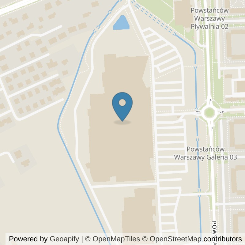 Map: location of Xtreme Fitness Mielec Navigator in Mielec