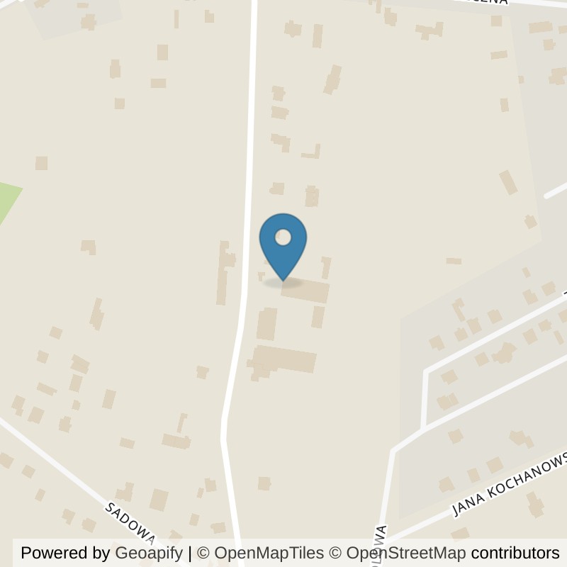 Map: location of Xtreme Fitness Myszków in Myszków
