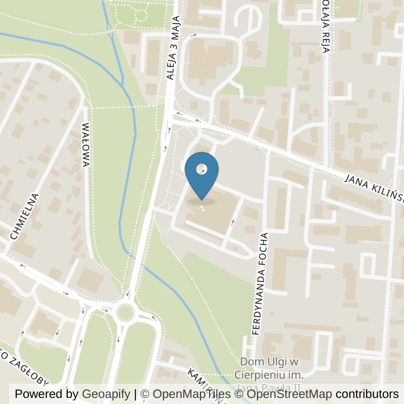 Map: location of Xtreme Fitness Ostrowiec in Ostrowiec Świętokrzyski
