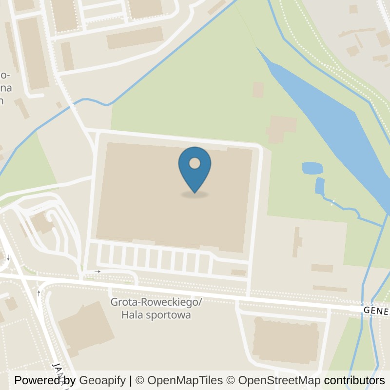 Map: location of Xtreme Fitness Pabianice in Pabianice
