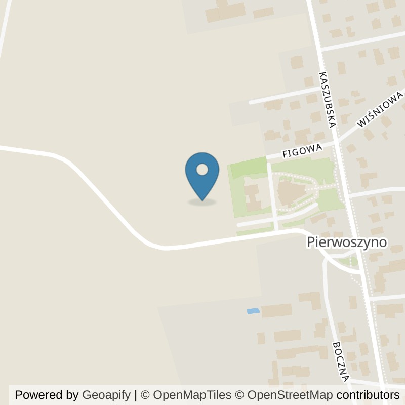 Map: location of Xtreme Fitness Pierwoszyno in 81-198 Pierwoszyno