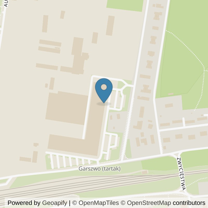 Map: location of Xtreme Fitness Pionki in Pionki