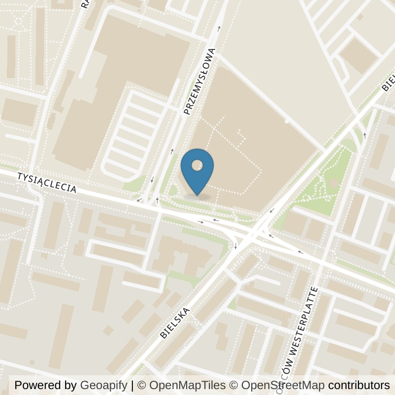 Map: location of Xtreme Fitness Płock in Płock
