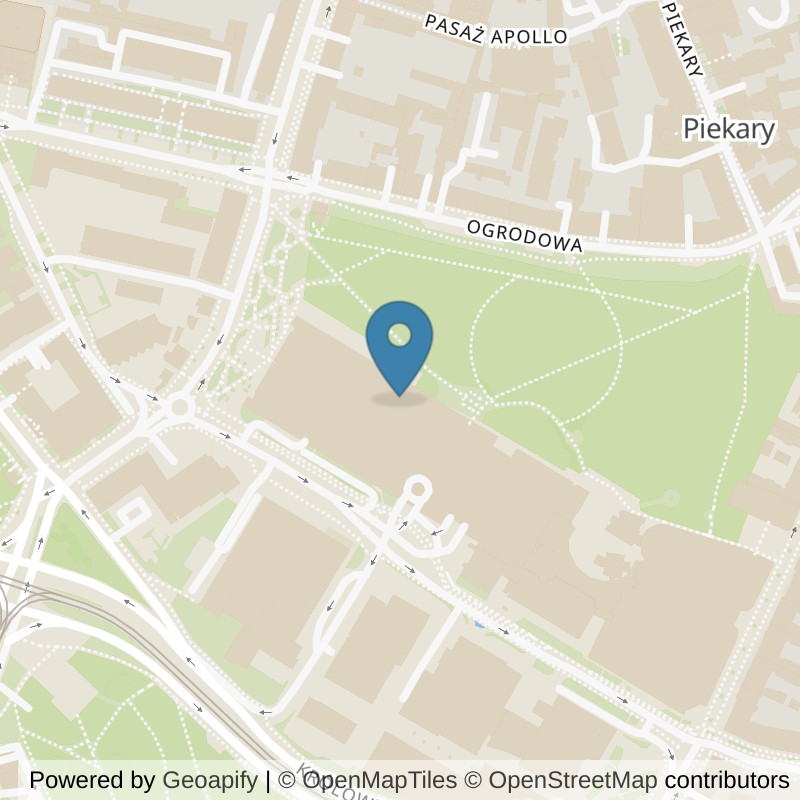 Map: location of Xtreme Fitness Poznań in Poznań
