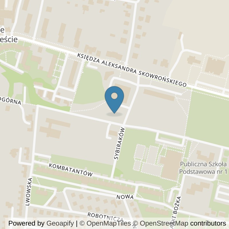 Map: location of Xtreme Fitness Prudnik in Prudnik