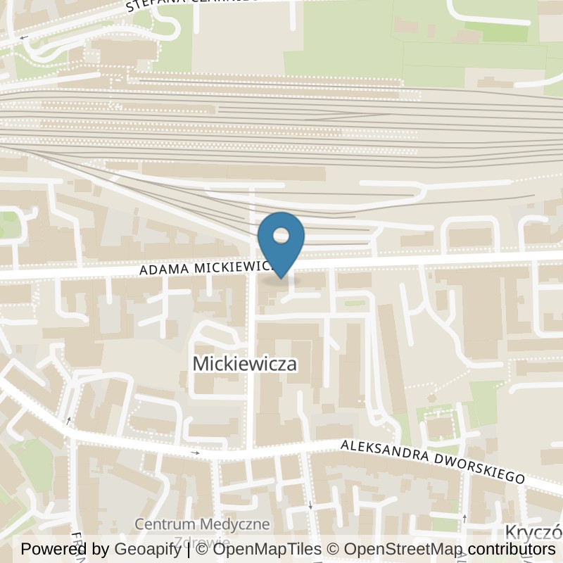 Map: location of Xtreme Fitness Przemyśl in Przemyśl