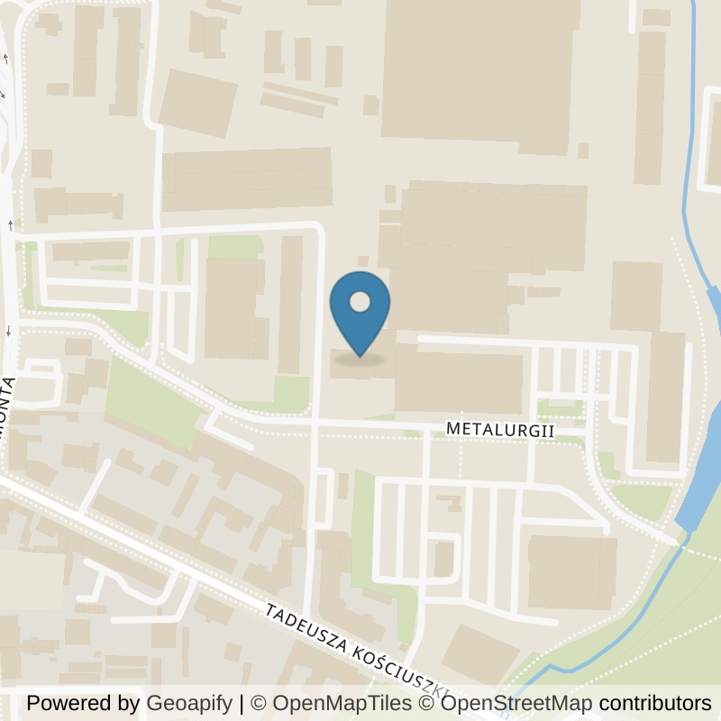 Map: location of Xtreme Fitness Radomsko in Radomsko