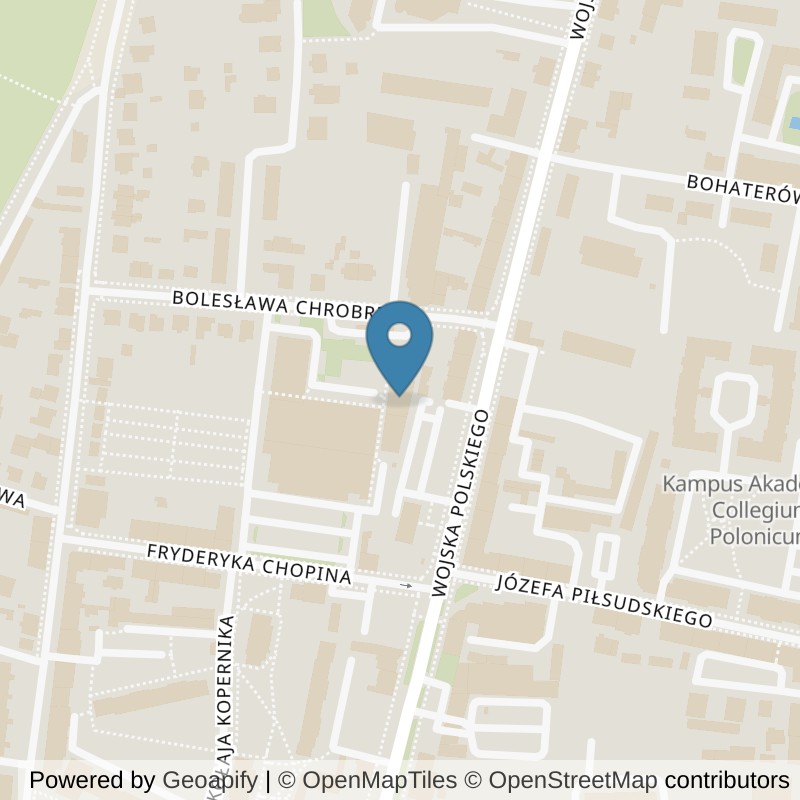 Map: location of Xtreme Fitness Słubice in Słubice