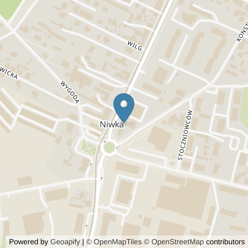 Map: location of Xtreme Fitness Sosnowiec Wojska Polskiego in Sosnowiec