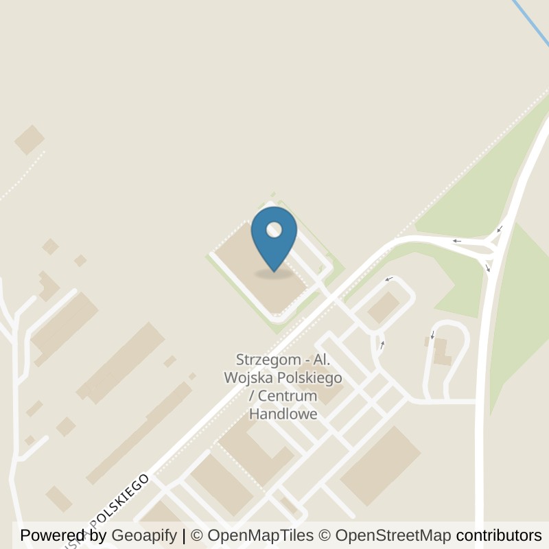 Map: location of Xtreme Fitness Strzegom in Strzegom