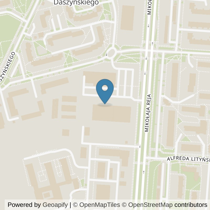 Map: location of Xtreme Fitness Suwałki S1 in Suwałki