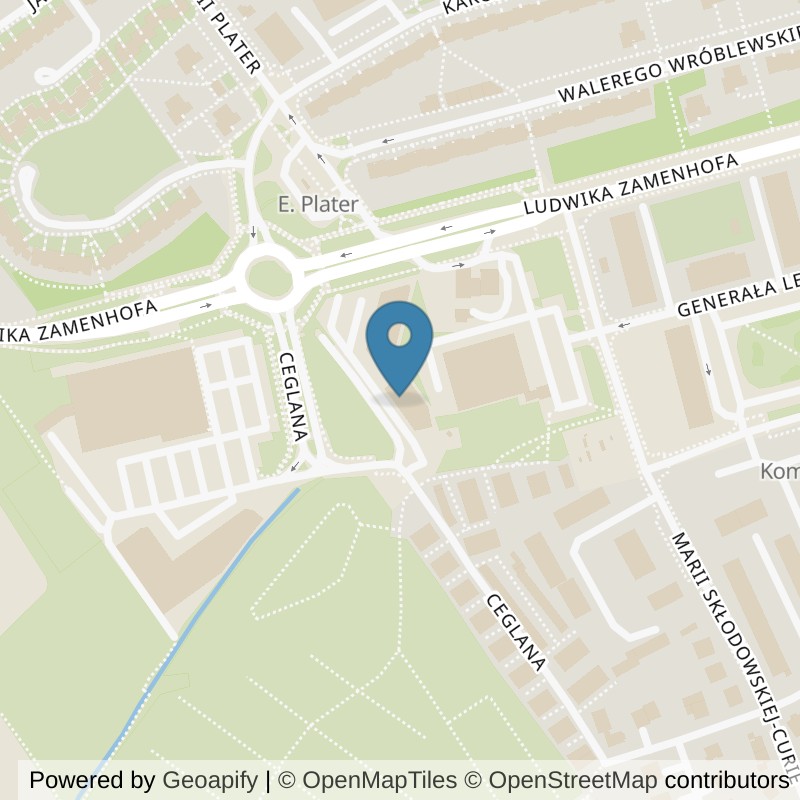 Map: location of Xtreme Fitness Świdnica in Świdnica