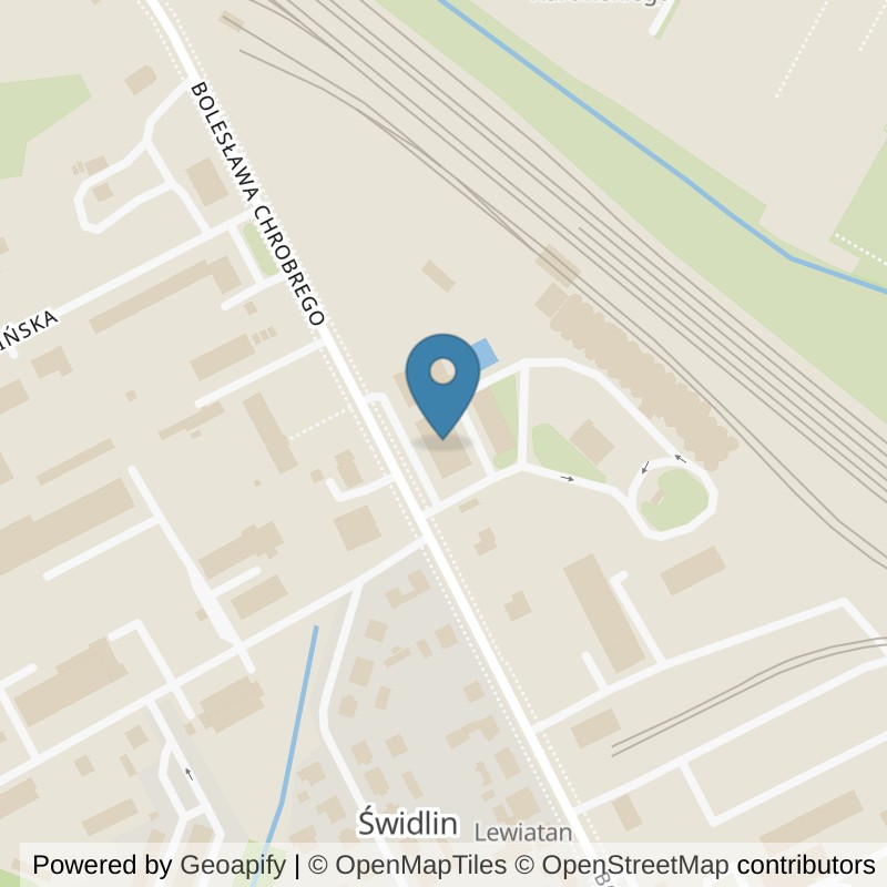 Map: location of Xtreme Fitness Szamotuły in Szamotuły