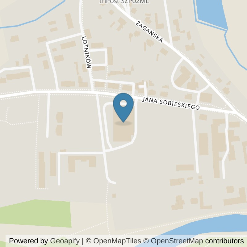 Map: location of Xtreme Fitness Szprotawa in Szprotawa