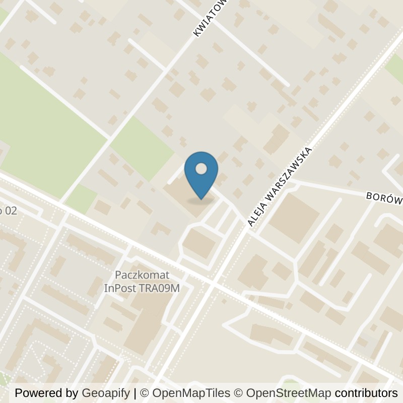 Map: location of Xtreme Fitness Tarnobrzeg Warszawska in Tarnobrzeg