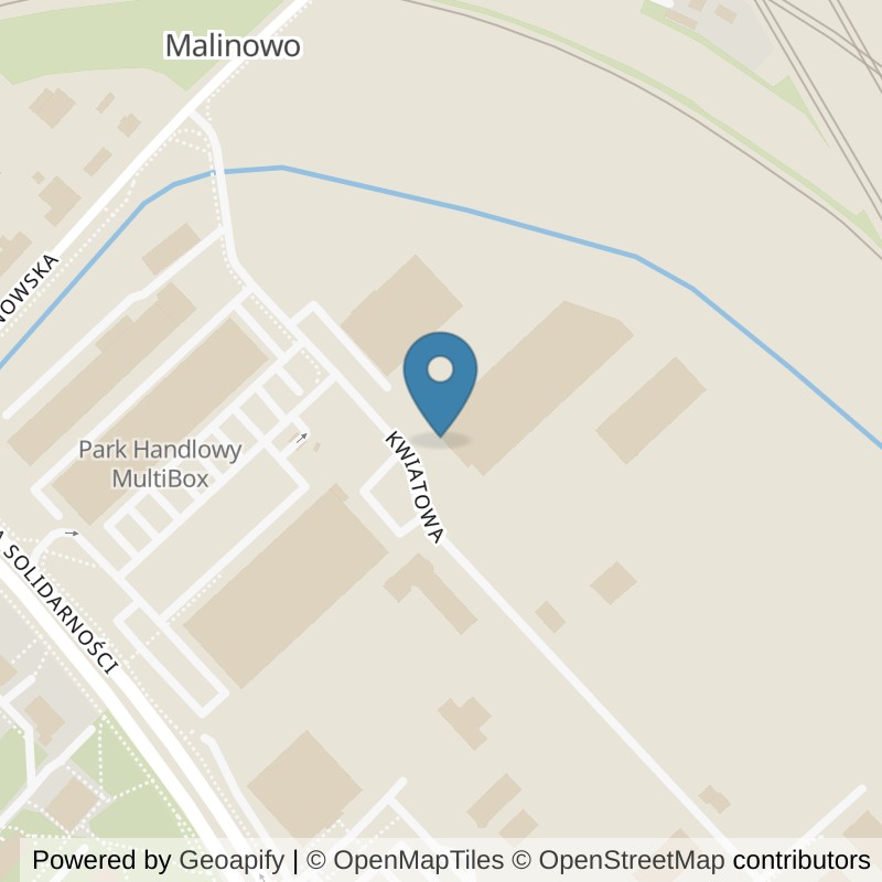 Map: location of Xtreme Fitness Tczew in Tczew