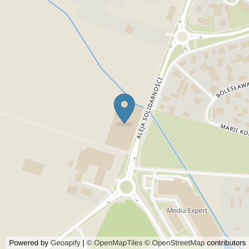Map: location of Xtreme Fitness Węgrów in Węgrów