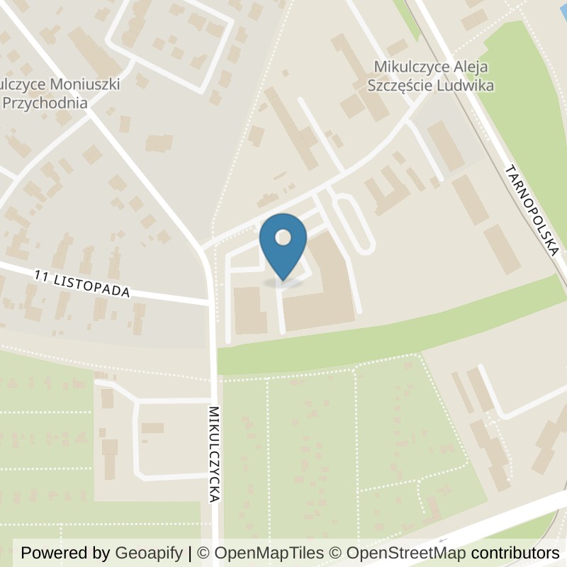 Map: location of Xtreme Fitness Zabrze in Zabrze