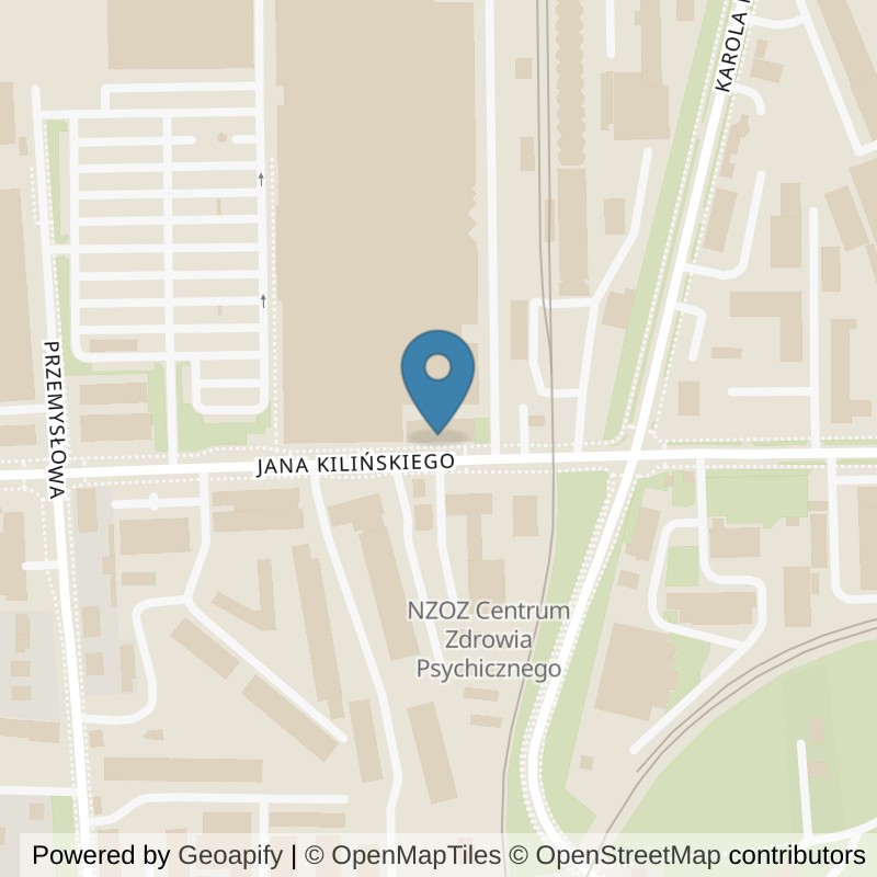 Map: location of Xtreme Fitness Zamość in Zamość