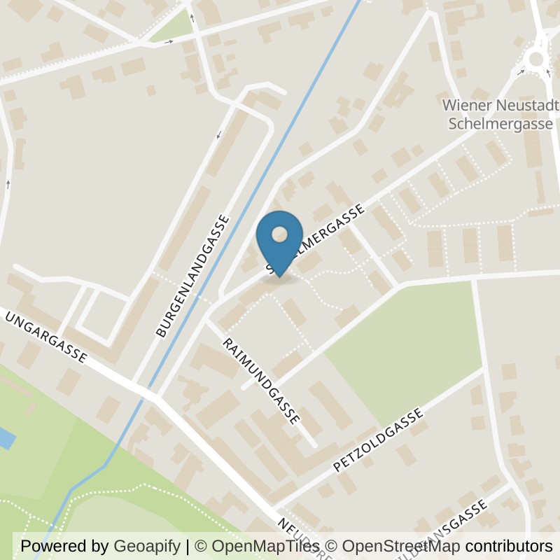 Map: location of Yeah Buddy Wiener Neustadt in Wiener Neustadt