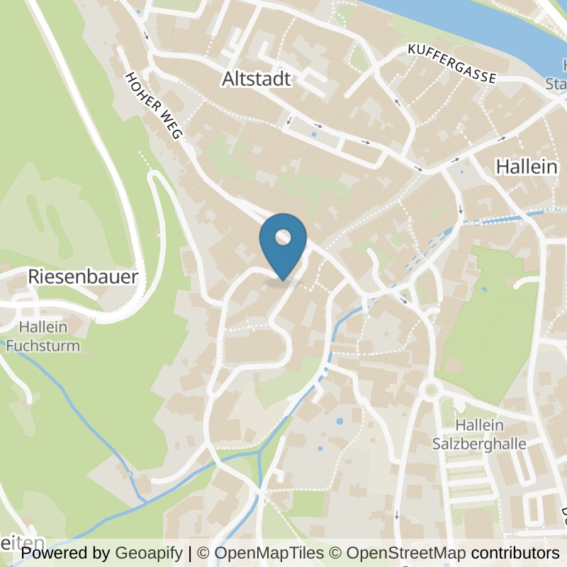 Map: location of Yogiheart in Hallein