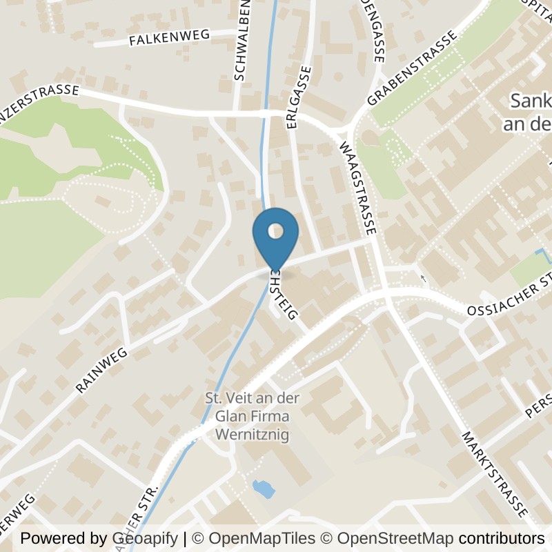 Map: location of YOU!FIT in St. Veit an der Glan