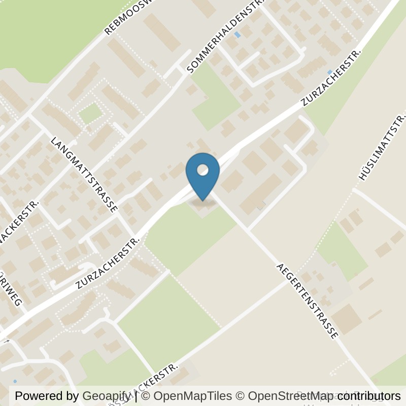 Map: location of Z51-Gym in Brugg