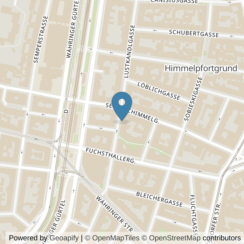 Map: location of ZONE 9 in Wien